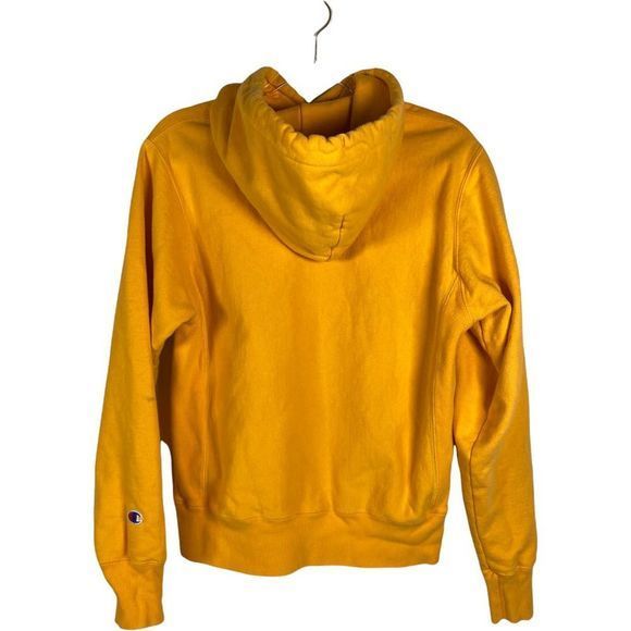 Champion‎ Reverse Weave Yellow Hoodie - Picture 4 of 5